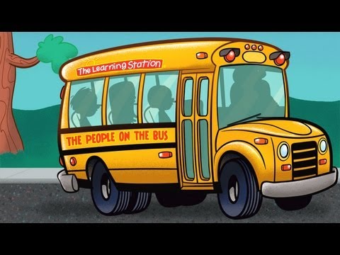 Wheels on the Bus Go Round and Round - Popular Children's Song - Kids Song by The Learning Station