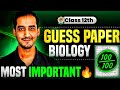 Guess Paper Biology CBSE Class 12 Boards 2026