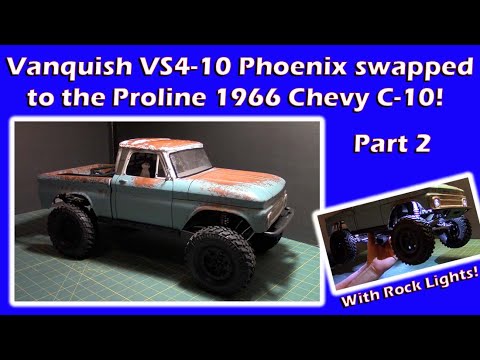 Vanquish Phoenix swapped over to the Proline 1966 Chevy C-10: Part 2