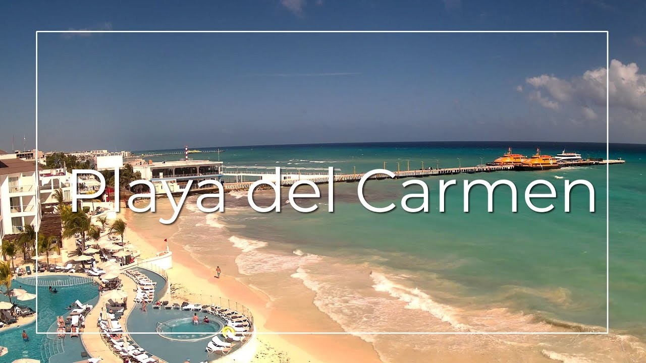Live webcam view of Playa del Carmen Beach Live
