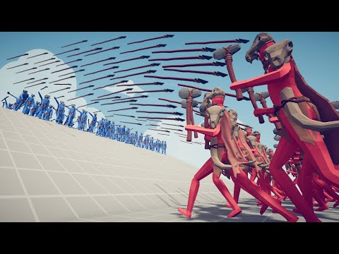 100x SPEAR THROWER vs EXPENSIVE UNITS | Totally Accurate Battle Simulator TABS