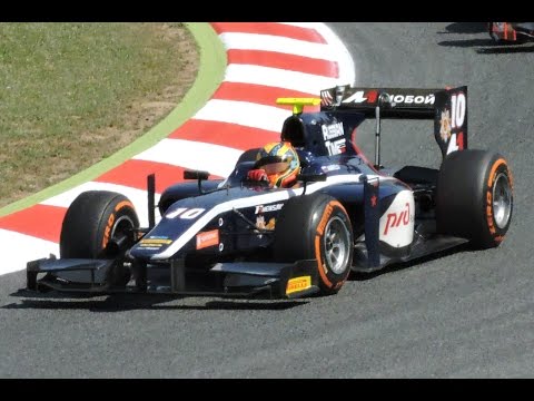 Dallara GP2 Cars Pure V8 Engine Sound HD