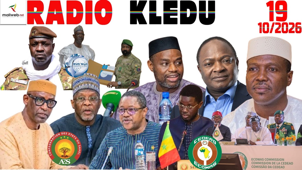 La Revue de Presse de la RADIO KLEDU du 19 Octobre 2026