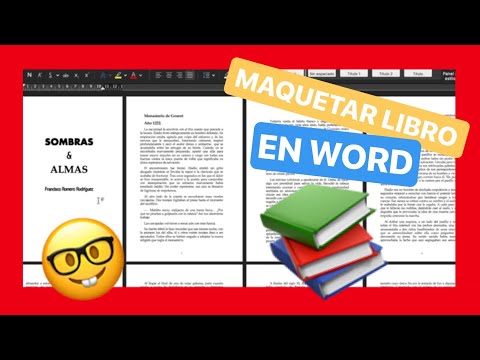 , title : '📖 COMO MAQUETAR UN LIBRO (papel) en Word paso a paso | guardar Word a PDF 📐📏'