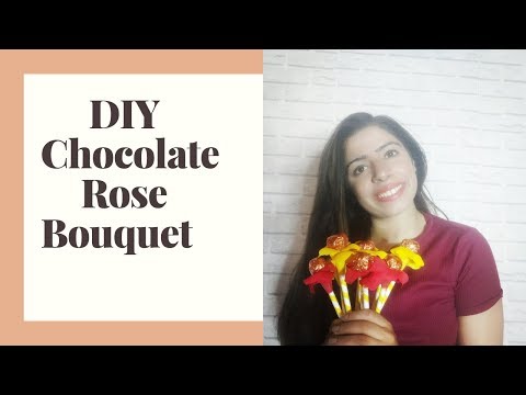 #mothersday2019 DIY Chocolate Rose Bouquet| chocolate bouquet | Mothers day gift ideas