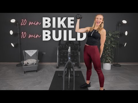 BIKE & BUILD | 30 minute HIIT Indoor Cycling Class & Dumbbell Workout