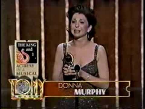 Donna Murphy wins 1996 Tony Award for Best Actress in a Musical