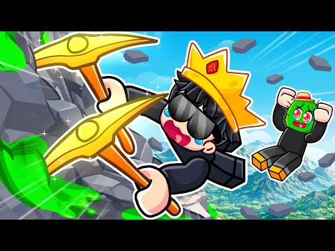 I Climbed MOUTAINS using GOD PICKAXE in Roblox