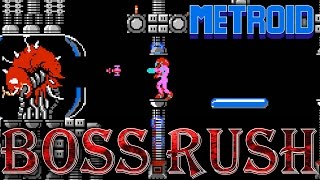 Metroid - All Bosses & Ending (No Damage)
