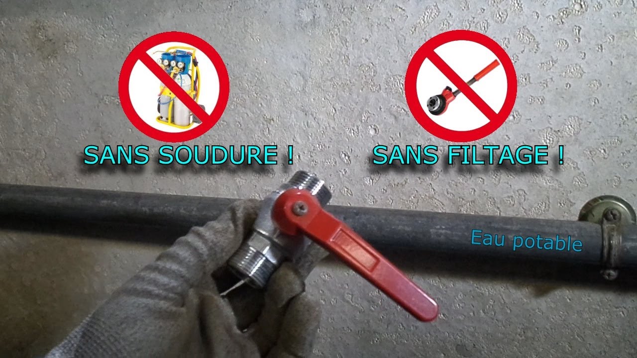 Comment poser une vanne sur un tube acier sans soudure ni filetage  Raccord Gebo.