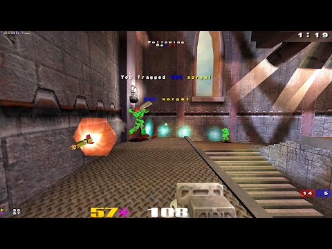 Russia vs. Sweden (BWEC 2000, Final) – RU-Devil POV, q3dm6, map 1