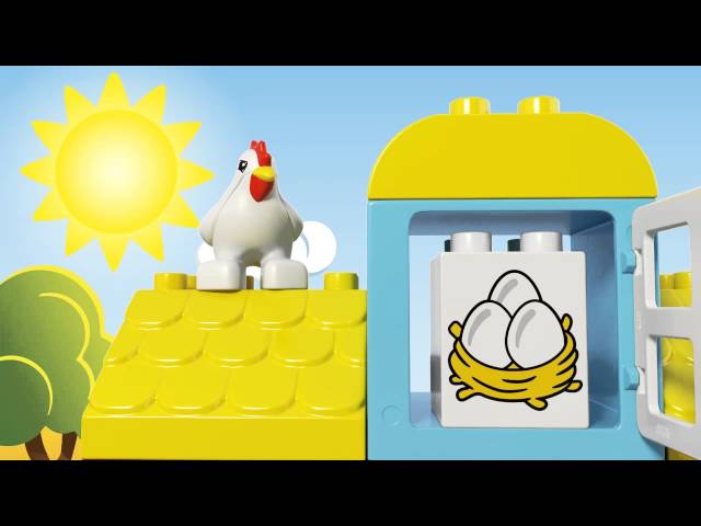 Vídeo relacionado con LEGO Mi Primer Duplo Tren de los Animales - Juguete Educativo para Bebés - Figuras de Animales de Granja: Gallo, Caballo, Cordero y Vaca - Regalo de Cumpleaños para Niños y Niñas de 1+ Años 10412