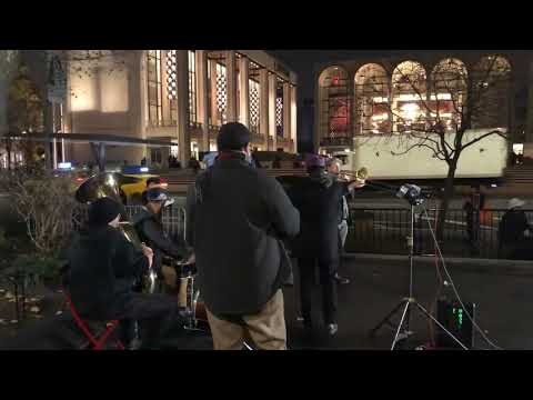 Frank London's Klezmer Brass All Stars Perform in Lincoln Square
