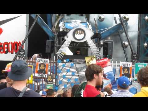 DJ Nik Fish at the Blue Stage DEFQON!!