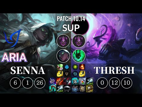 CGA Aria Senna vs Thresh Sup - KR Patch 10.14