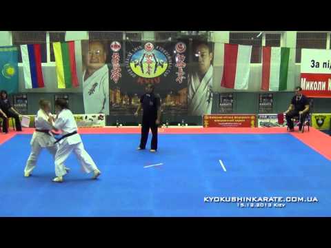 Open Ukraine Cup (WKO), Semifinal -65, Khustalova Anastasiya (UKR) - Valieva Irina (RUS)