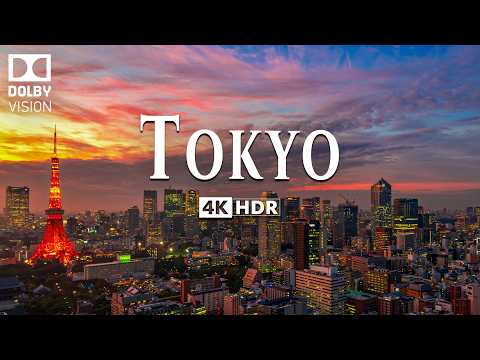 TOKYO 4K ULTRA HD [60FPS] - Inspiring Cinematic Music With Beautiful Cityscape