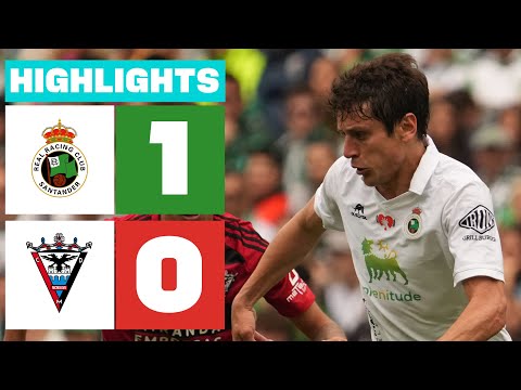 Resumen de Real Racing Club vs CD Mirandés (1-0)