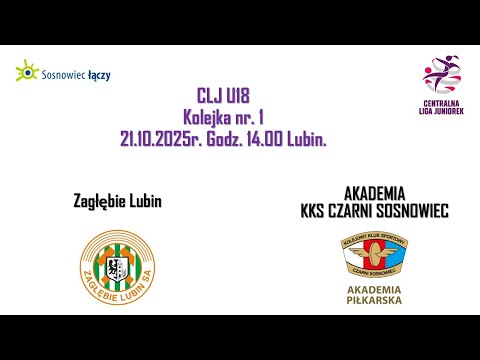 CLJ U18 Kobiet: Zagłębie Lubin vs Akademia KKS Czarni Sosnowiec