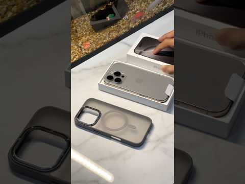 iPhone 16 Pro Max in Natural Titanium! 🎥✨