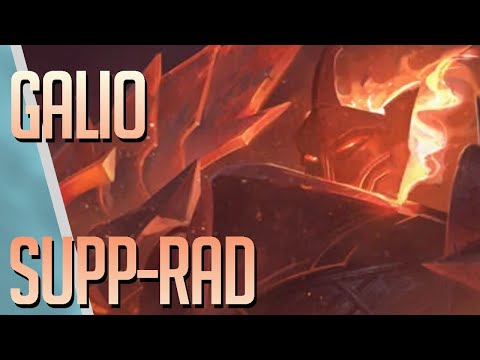 Galio Support Gameplay S10 | GEH REIN UND HAU DRAUF | Guide German