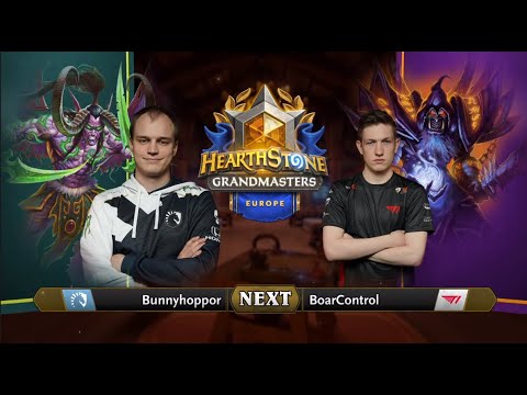 Bunnyhoppor vs BoarControl - Division A - Hearthstone Grandmasters Europe 2020 Season 1 - Week 7