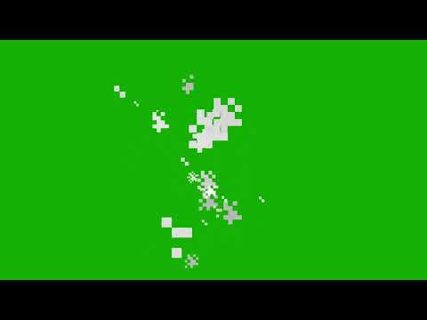 Minecraft pixel death smoke green screen