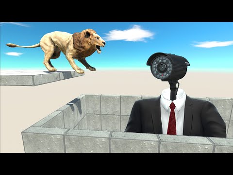 Who Can Jump Over Cameraman - Animal Revolt Battle Simulator