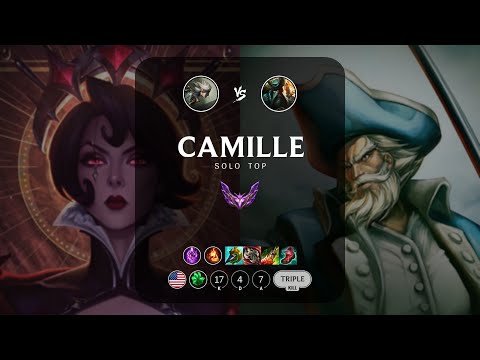 Camille Top vs Gangplank - NA Master Patch 13.1