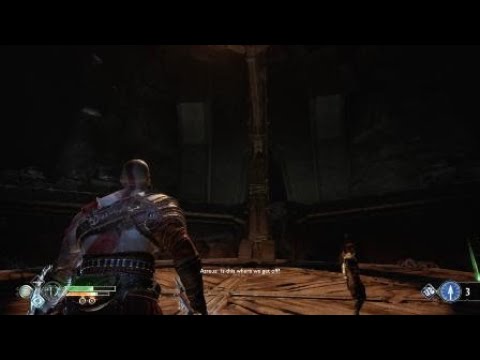 God of War PS4 - Mine Elevator Fight