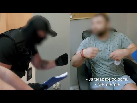 He wanted to escape from the premises being searched! | Nothing to hide