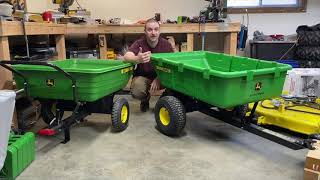 John Deere Poly Garden Cart Comparison - 8Y & 10PX