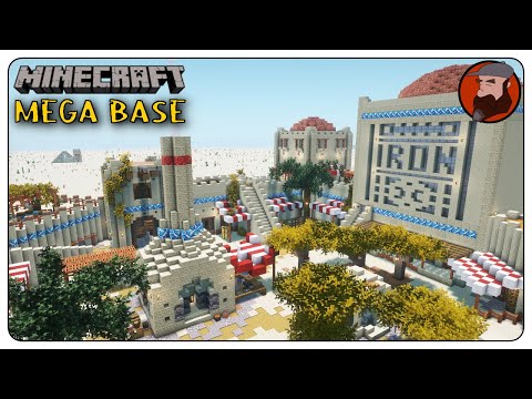 The Amazing Desert City: The Iron Quarters in Minecraft - Megabase Tour