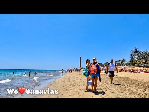 Come with me to the Sea 🏖 Today at Maspalomas Beach | We❤️Canarias