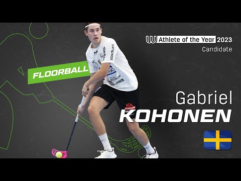 Gabriel Kohonen - Floorball candidate for The World Games Athlete of the Year 2023