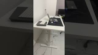 Best Electric Standing Desk | JIN OFFICE Electric Height Adjustable Desk   Motorized #yt 