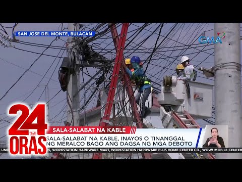 Sala-salabat na kable, inayos o tinanggal ng Meralco bago ang dagsa ng mga deboto 24 Oras