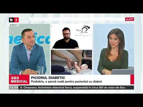 EMISIUNEA 360MEDICAL - B1TV -  Podiatria, o nouă și necesară profesie  - 03.10.2021 mp4