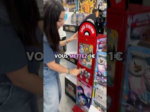 Cette machine m'a fait drop une carte DE FOU 🤯 #pokemon #pokémon #pokemoncard #pokemoncollection