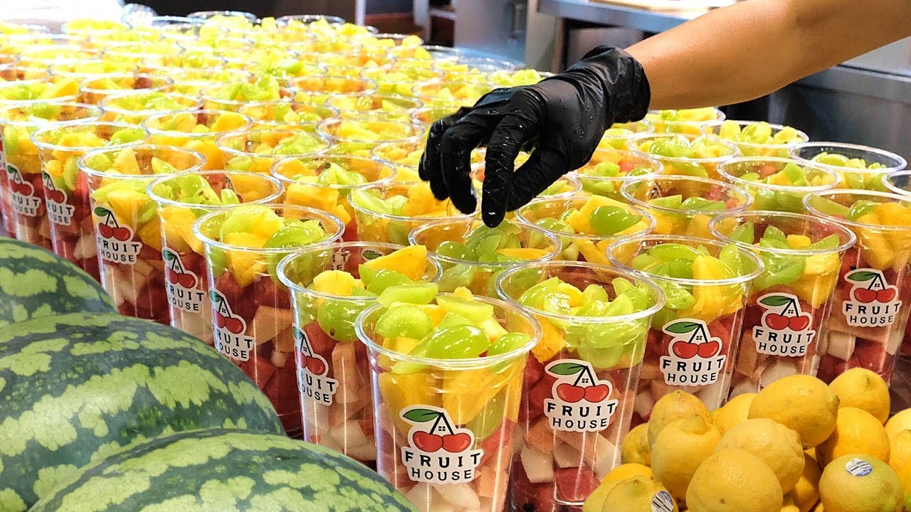 Amazing Fruit Cutting Skills And Fruit Cocktail Making