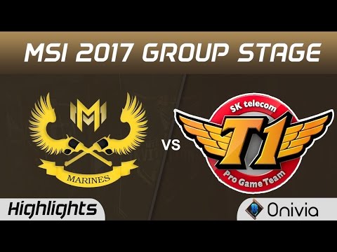GAM vs SKT Highlights MSI 2017 Group Gigabyte Marines vs SK Telecom T1 by Onivia