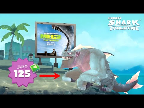 GOT NEW BEHEMOTH 85% OFF ONLY 125 GEMS (THE MEG 2 UPDATE) - Hungry Shark Evolution