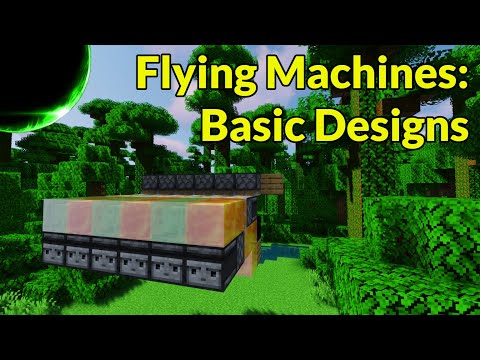 ZennsWorld - Easy Flying Machine Designs for Java and Bedrock Edition | Minecraft Redstone Engineering Tutorial