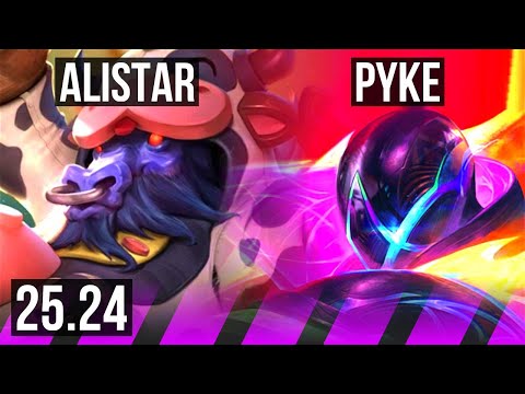 ALISTAR & Ashe vs PYKE & Zeri (SUP) | 1/1/10 | NA Challenger | 25.24