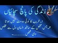 Five Truths Of Life Zindagi Ki Sachai Best Urdu Quotes