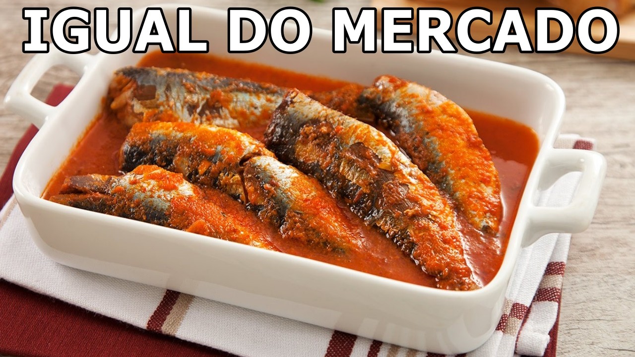 Como Fazer Sardinhas Iguais as do Mercado (Rica em Ômega 3 e Iodo)  💖 MARILENE SARAH FIALHO