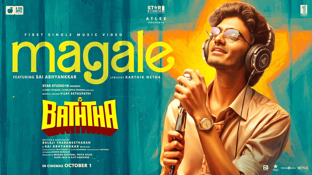 Magale - Music Video | Baththa | Vijay Sethupathi | @SaiAbhyankkar | Balaji Tharaneetharan