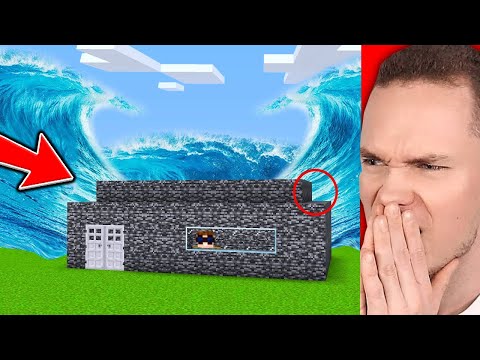 SICHERSTE BASIS vs. TSUNAMI NATURKATASTROPHEN 🌊 (Minecraft)