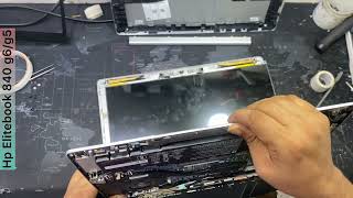 Hp Elitebook 840 G6 display replacement . How to change hp Elitebook laptop display.#hp#laptop