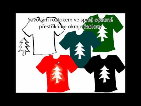 Barevná tužka a savování textilu